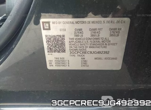 3GCPCREC9JG492392 фото 10