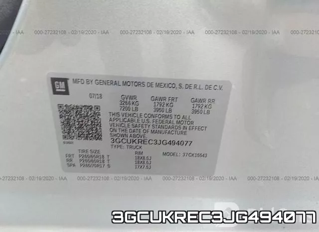 3GCUKREC3JG494077 фото 10