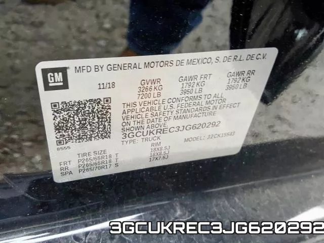 3GCUKREC3JG620292 фото 2
