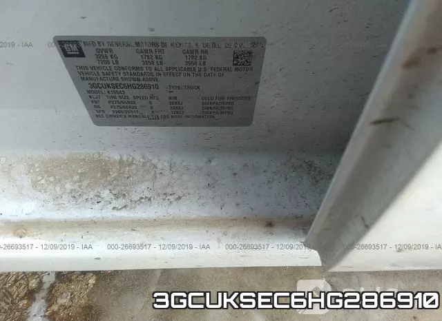 3GCUKSEC6HG286910 фото 10