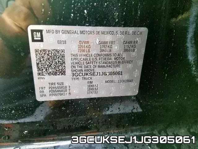 3GCUKSEJ1JG305061 фото 2