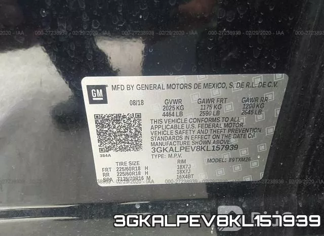 3GKALPEV8KL157939 фото 10