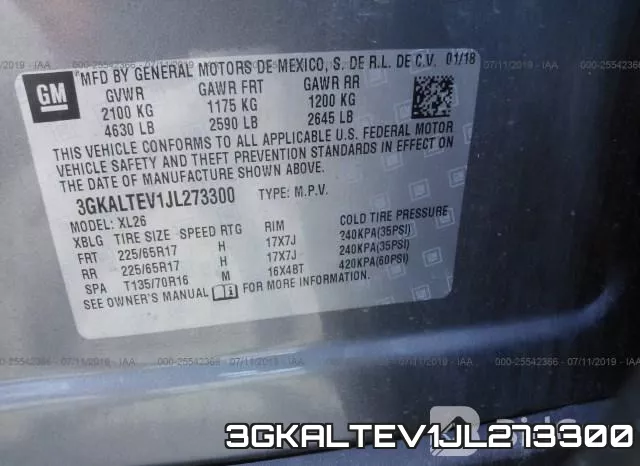 3GKALTEV1JL273300 фото 10