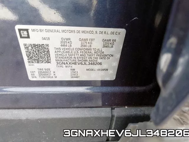 3GNAXHEV6JL348206 фото 2