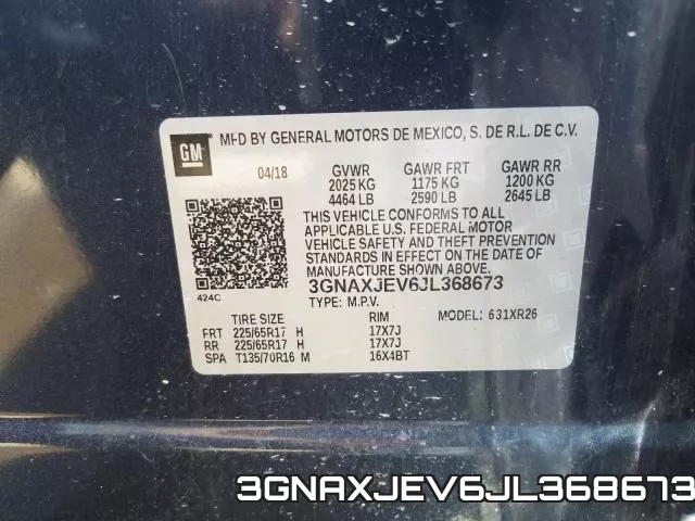3GNAXJEV6JL368673 фото 2