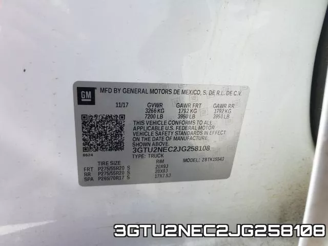 3GTU2NEC2JG258108 фото 2