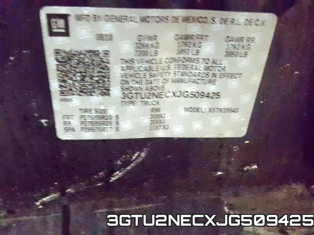 3GTU2NECXJG509425 фото 2