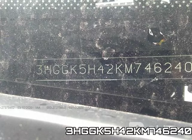 3HGGK5H42KM746240 фото 10