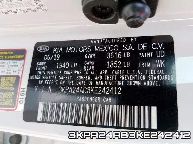 3KPA24AB3KE242412 фото 2