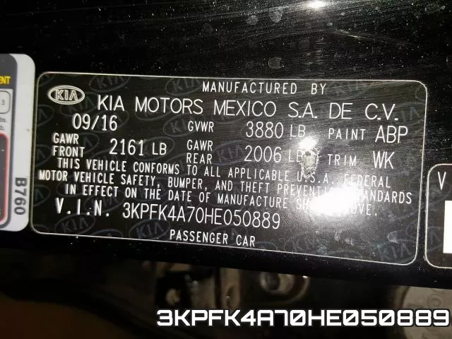 3KPFK4A70HE050889 фото 2