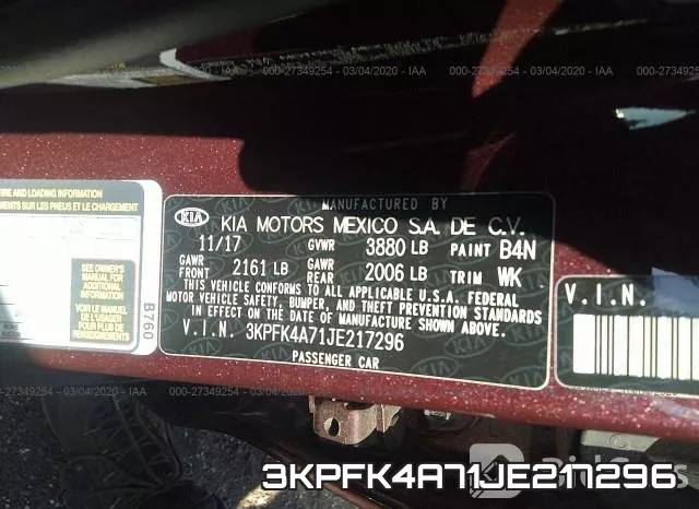 3KPFK4A71JE217296 фото 10