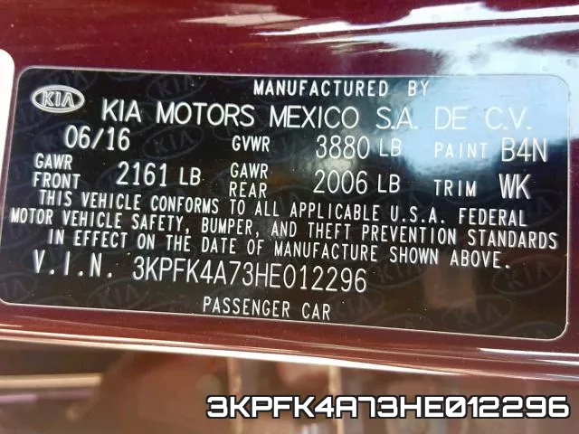 3KPFK4A73HE012296 фото 2