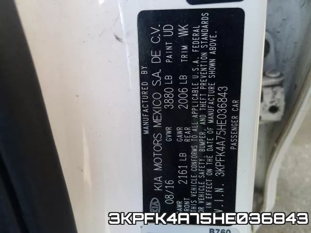 3KPFK4A75HE036843 фото 2