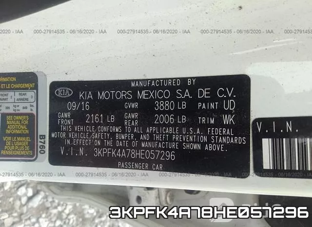 3KPFK4A78HE057296 фото 10