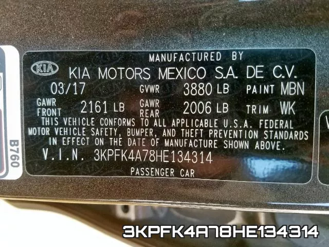 3KPFK4A78HE134314 фото 2
