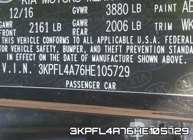 3KPFL4A76HE105729 фото 10