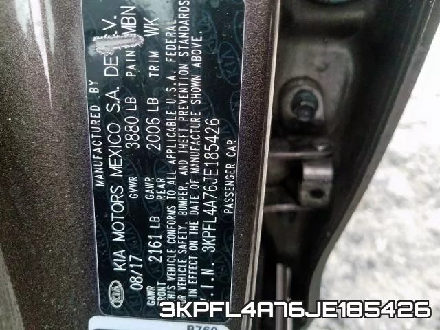3KPFL4A76JE185426 фото 2