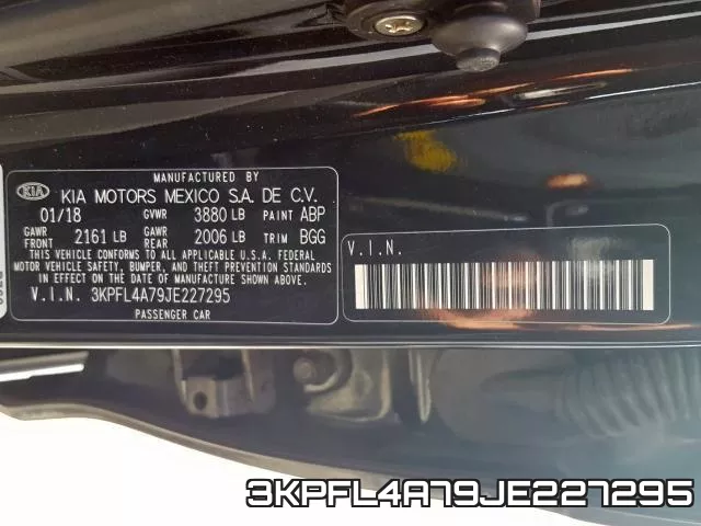 3KPFL4A79JE227295 фото 2