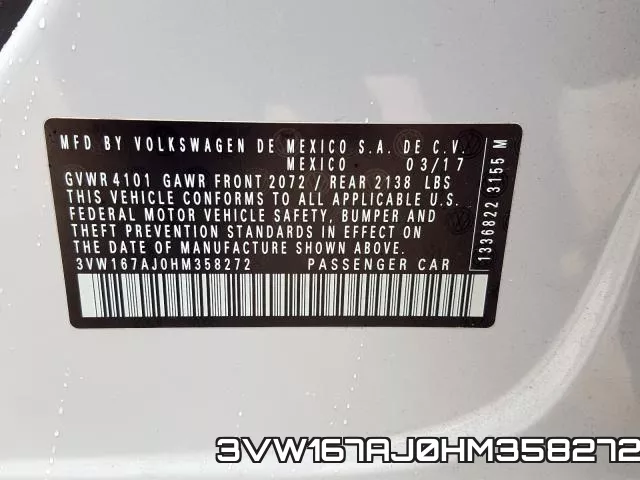 3VW167AJ0HM358272 фото 2