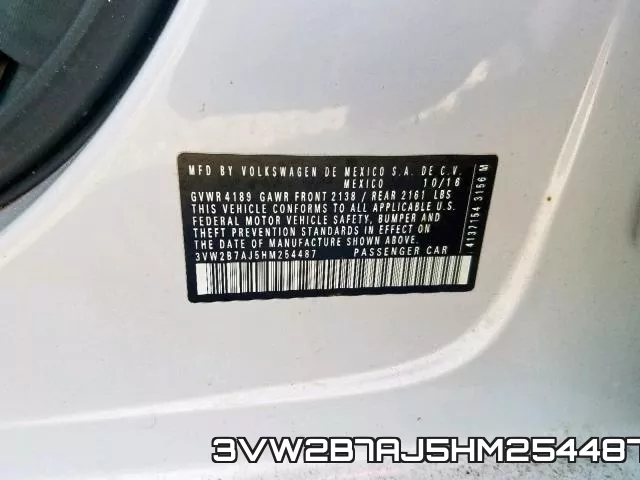 3VW2B7AJ5HM254487 фото 2