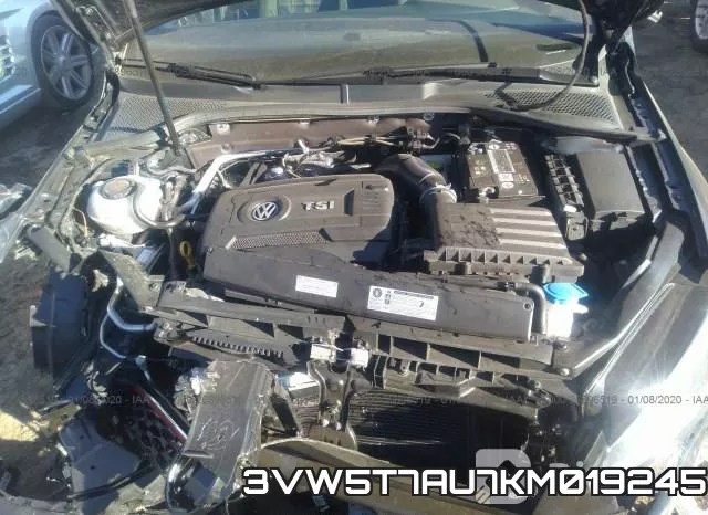 3VW5T7AU7KM019245 фото 2
