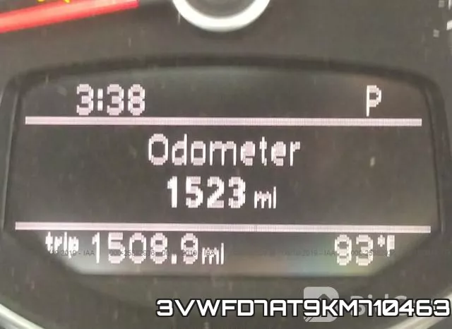 3VWFD7AT9KM710463 фото 8