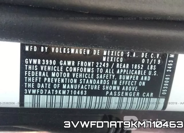 3VWFD7AT9KM710463 фото 10