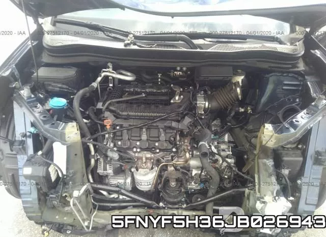 5FNYF5H36JB026943 фото 2