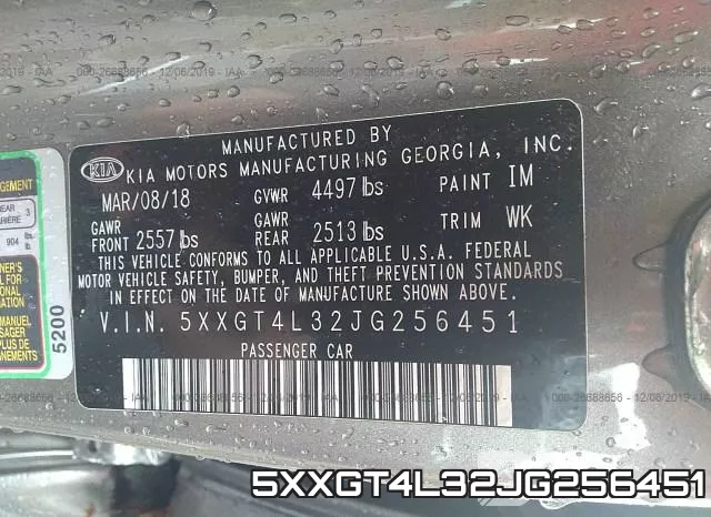5XXGT4L32JG256451 фото 10