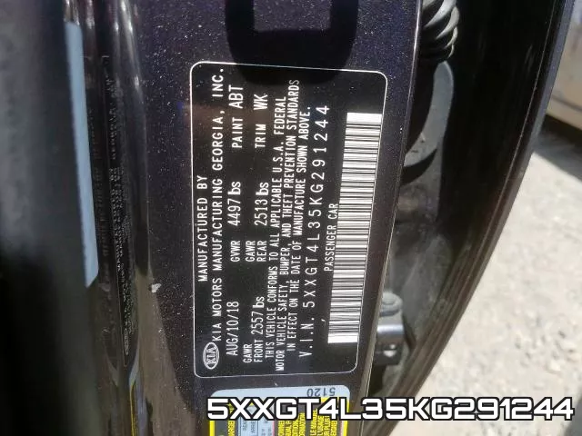 5XXGT4L35KG291244 фото 2