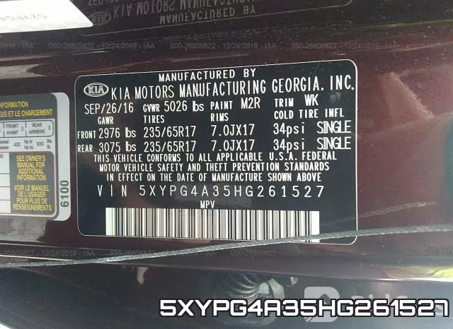 5XYPG4A35HG261527 фото 10