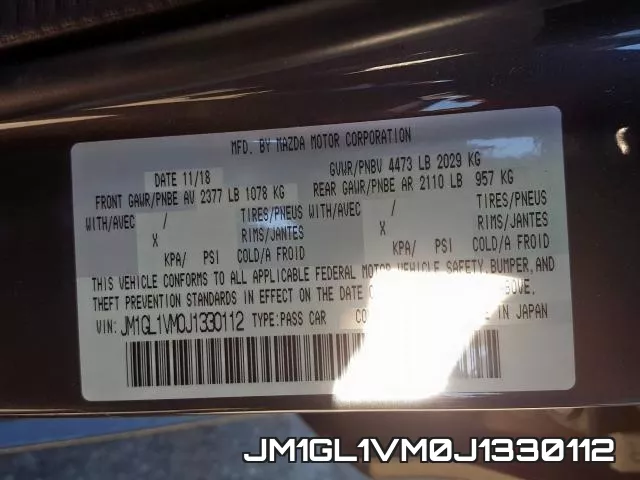 JM1GL1VM0J1330112 фото 2