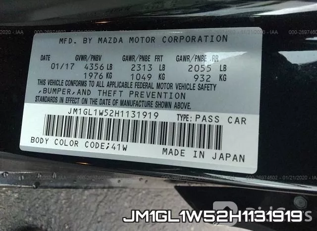 JM1GL1W52H1131919 фото 10