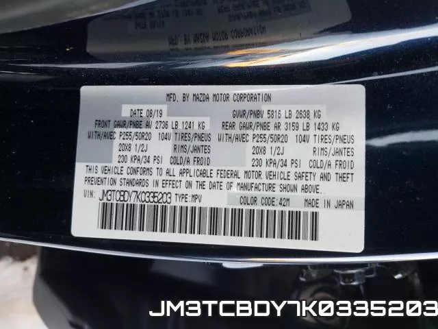 JM3TCBDY7K0335203 фото 2