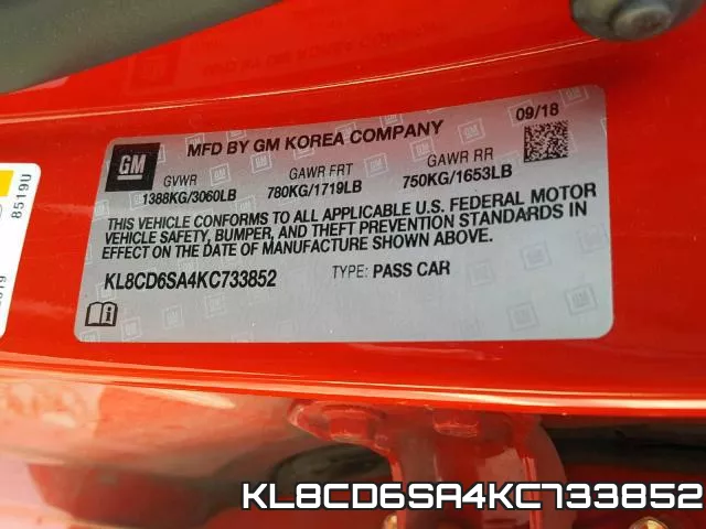 KL8CD6SA4KC733852 фото 2