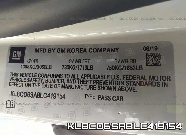 KL8CD6SA8LC419154 фото 10