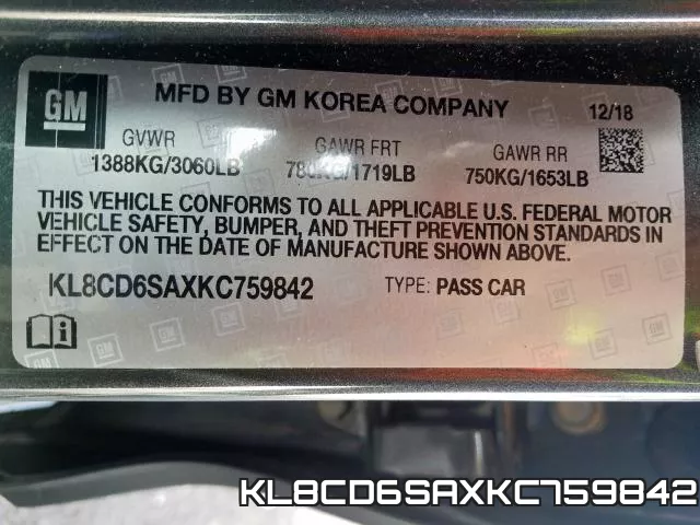 KL8CD6SAXKC759842 фото 2