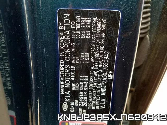 KNDJP3A5XJ7620942 фото 2