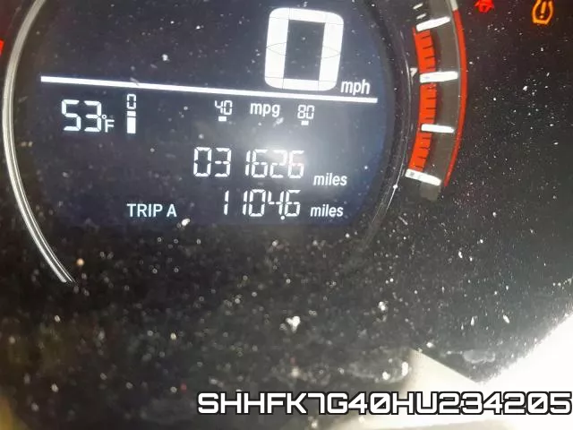 SHHFK7G40HU234205 фото 9