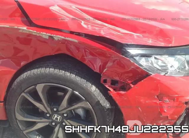 SHHFK7H48JU222355 фото 7