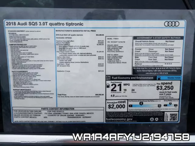 WA1A4AFY1J2194758 фото 10