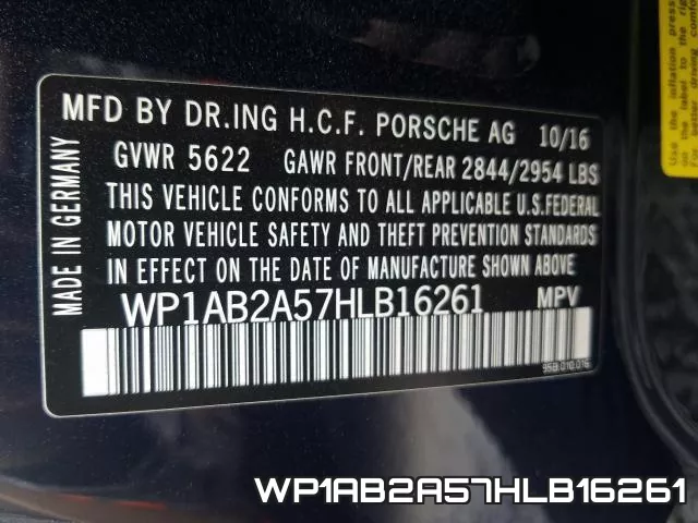 WP1AB2A57HLB16261 фото 2