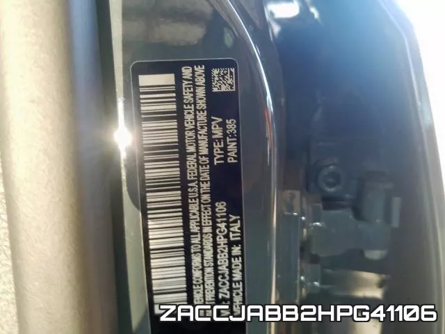 ZACCJABB2HPG41106 фото 2