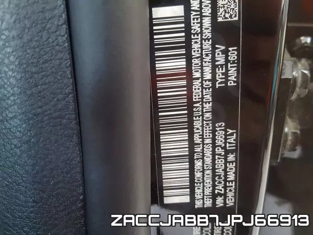 ZACCJABB7JPJ66913 фото 2