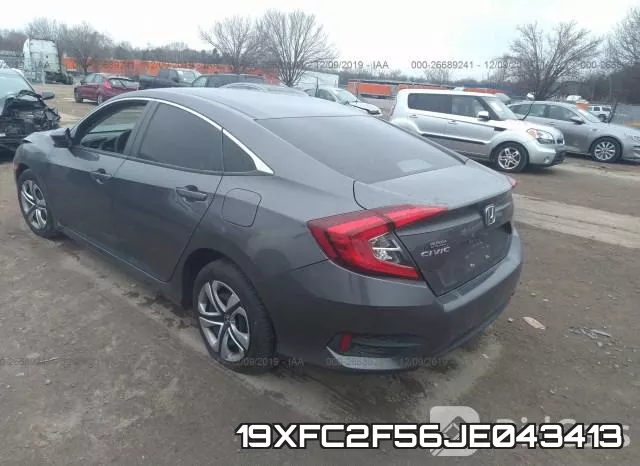19XFC2F56JE043413 фото 4