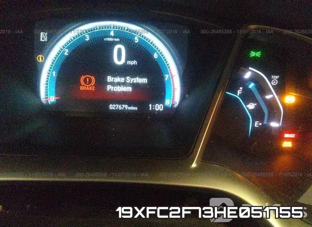 19XFC2F73HE051755 фото 8