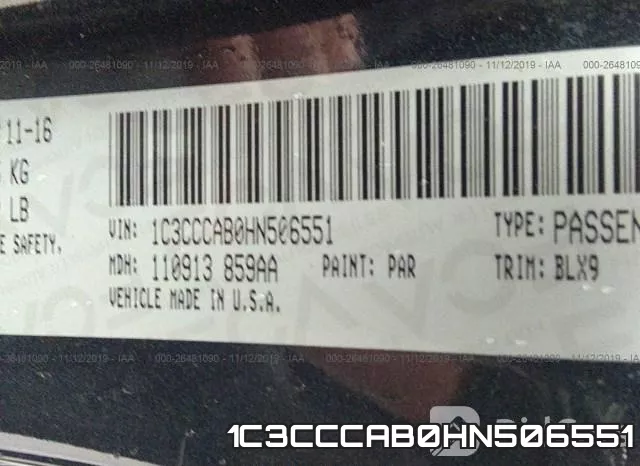 1C3CCCAB0HN506551 фото 10