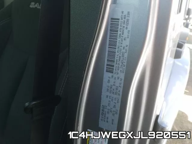 1C4HJWEGXJL920551 фото 2