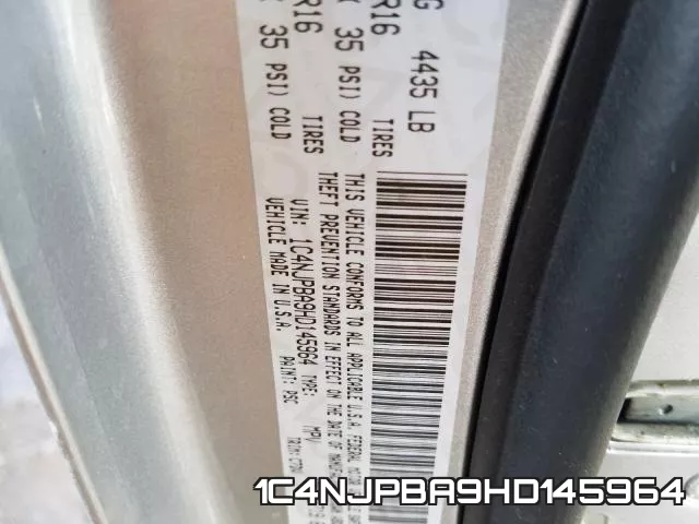 1C4NJPBA9HD145964 фото 2