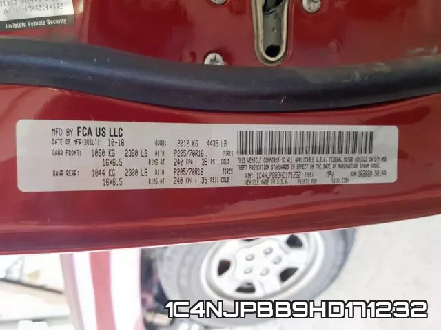 1C4NJPBB9HD171232 фото 2